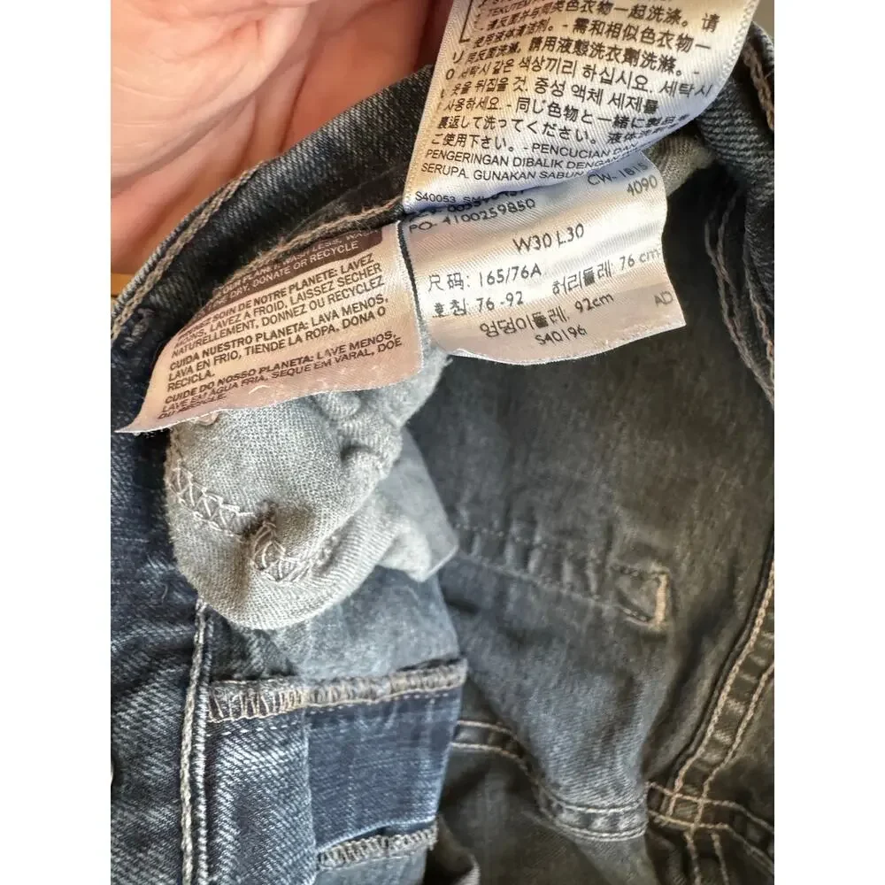 Levi's 559 Men's Jeans‎ Size 30x30 Dark Wash Straight Leg Casual Original